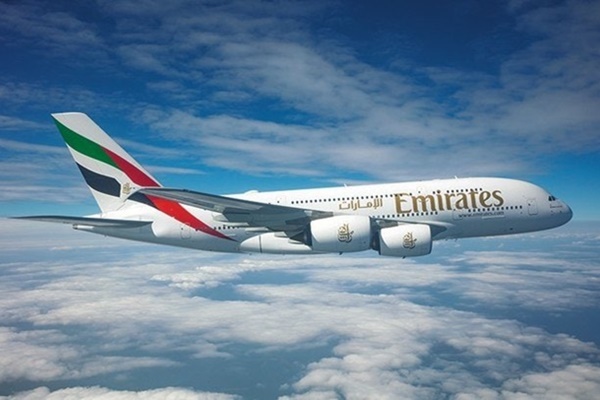 國際段搭乘阿聯酋舒適客機